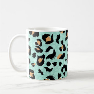 Leopard print, animal pattern coffee mug