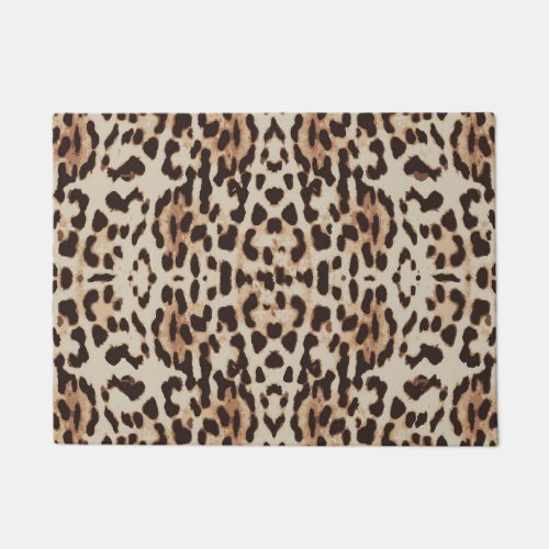 Leopard Print Animal Pattern Doormat