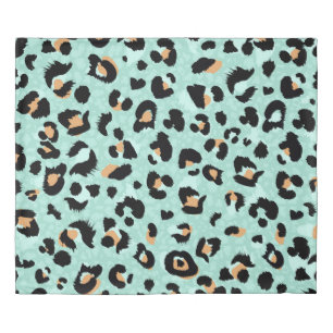 Leopard print, animal pattern duvet cover