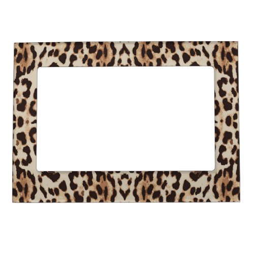 Leopard Print Animal Pattern Magnetic Frame