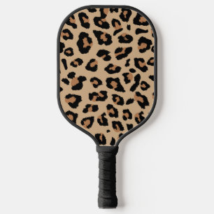 Leopard Print Animal Pattern Pickleball Paddle