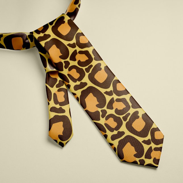 Leopard Print Animal Pattern Tie (Creator Uploaded)