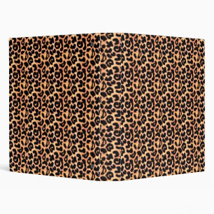 Leopard Print, Animal Print 3 Ring Binder