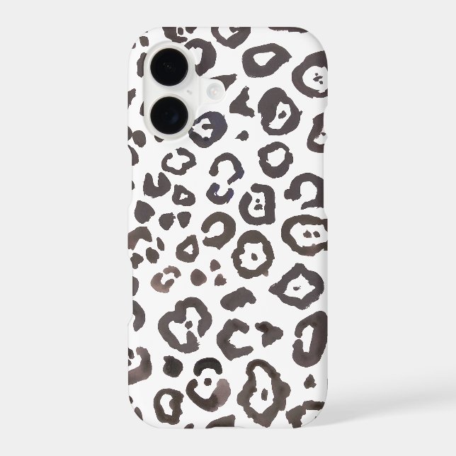 Leopard Print Animal Print Pattern Iphone Case (Back)