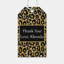 Leopard Print Animal Print Thank You