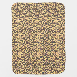 Leopard Print Animal Skin Pattern Baby Blanket