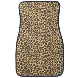 Leopard Print Animal Skin Pattern Car Mat