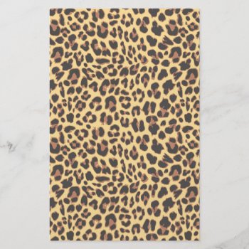 Leopard Print Animal Skin Pattern Flyer by allpattern at Zazzle