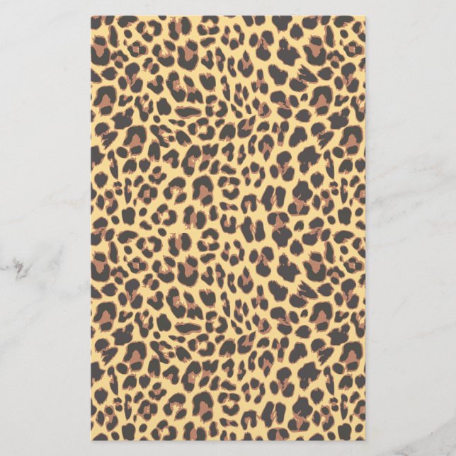 Leopard Print Animal Skin Pattern Flyer (Front)