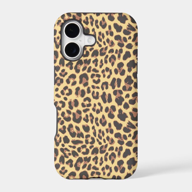 Leopard Print Animal Skin Pattern Iphone Case (Back)