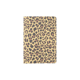 Leopard Print Animal Skin Pattern Passport Holder