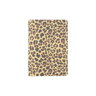 Leopard Print Animal Skin Pattern Passport Holder