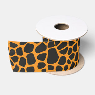 Leopard Print Animal Skin Pattern Satin Ribbon
