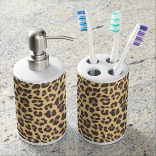 Leopard Bathroom Accessories Zazzle