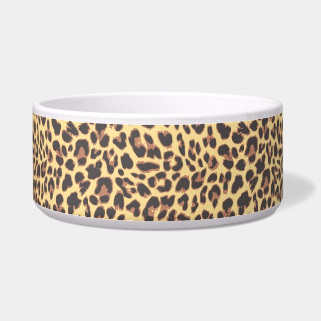 Leopard Print Animal Skin Patterns Bowl (Right)