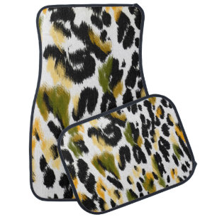 Leopard Print: Animal Texture Background Car Floor Mat