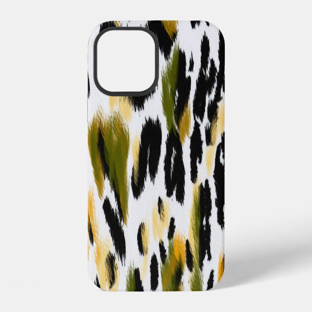 Leopard Print: Animal Texture Background Iphone Case (Back)