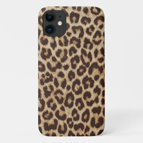 Leopard Print Apple iPhone 11 Case