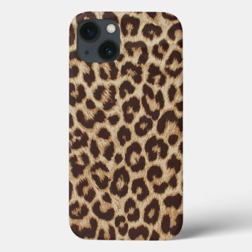 Leopard Print Apple iPhone 13 Case