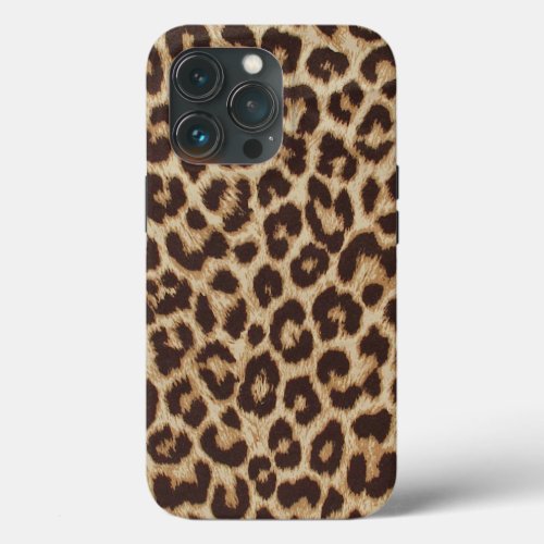 Leopard Print Apple iPhone 13 Pro Case