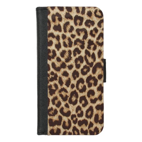 Leopard Print Apple iPhone 87 Wallet Case
