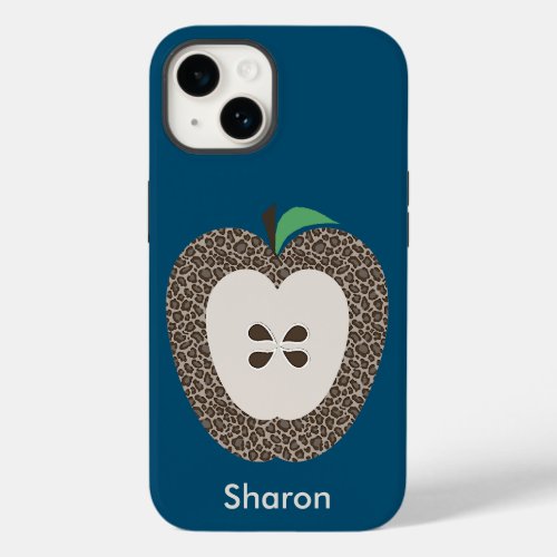 Leopard Print Apple Teachers Case_Mate iPhone Case