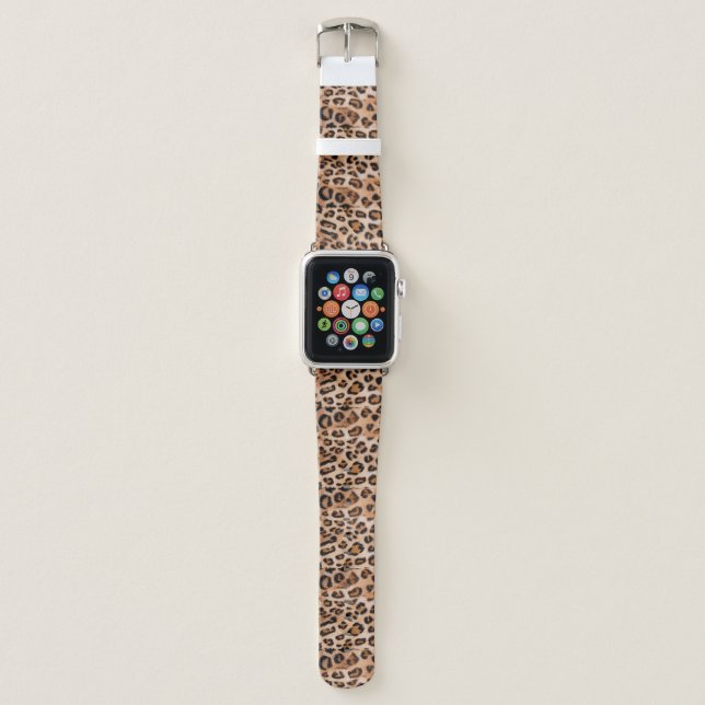 Leopard Print Apple Watch Band (Front)