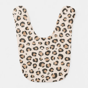 Leopard Print Baby Bib