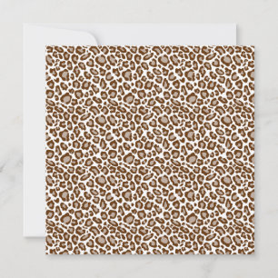 Leopard Print Baby Shower Invites