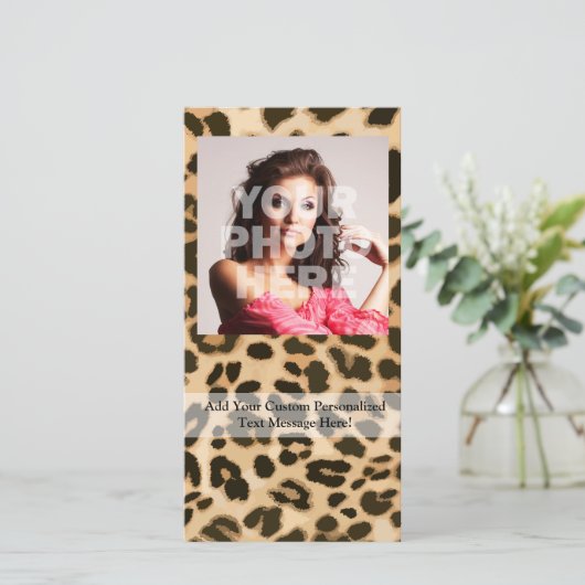 Leopard Print Background (Standing Front)