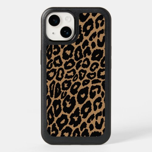 Leopard Print Background Changer OtterBox iPhone 14 Case