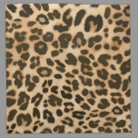 Leopard Print Background Cloth Napkin