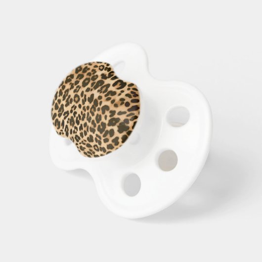 Leopard Print Background Pacifier (Front Right)