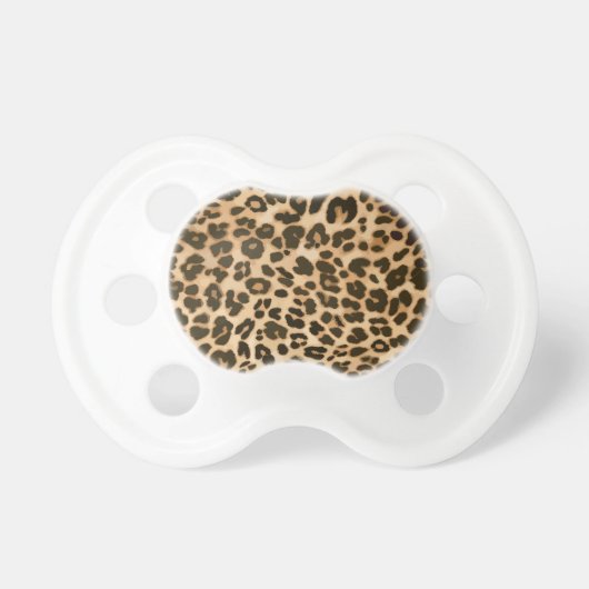 Leopard Print Background Pacifier (Front)