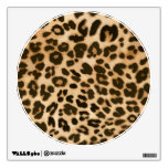 Leopard Print Background Wall Sticker