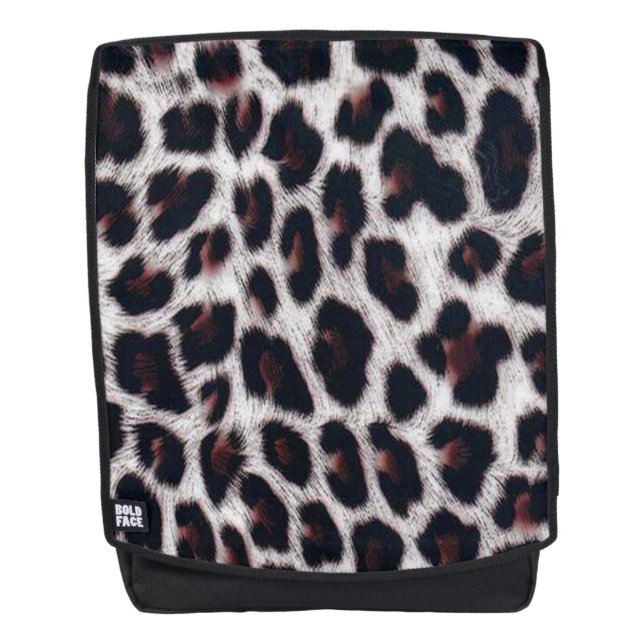 Leopard Print Backpack (Front)