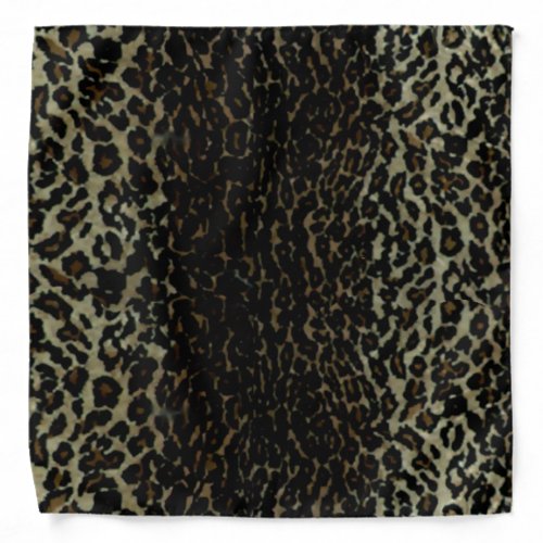 Leopard Print Bandana