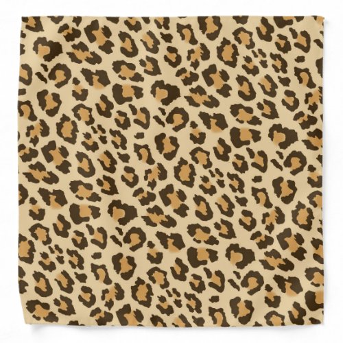 Leopard Print Bandana