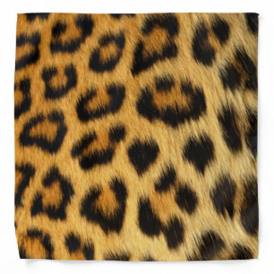 Leopard print bandana