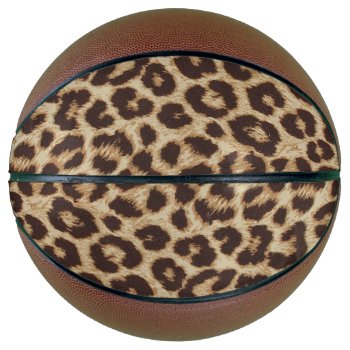 Leopard Print Basketball by bestgiftideas at Zazzle