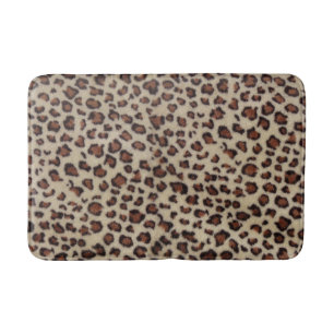 Leopard Print Bath Mat