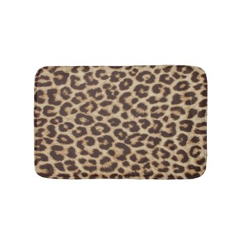 Leopard Print Bath Mat by ReligiousStore at Zazzle
