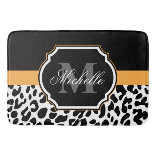 Leopard Print Bath Mat