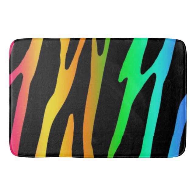 leopard print bath mat (Front)