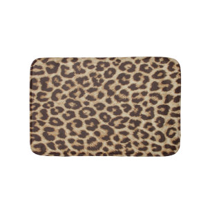 animal print bathroom rug