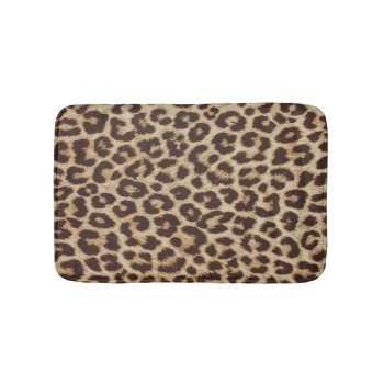 Leopard Print Bath Mat by bestgiftideas at Zazzle