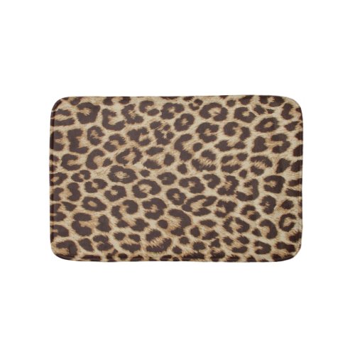 Leopard Print Bath Mat