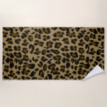 Leopard Print Beach Towel