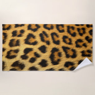 Leopard Print Beach Towel