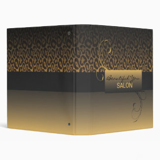 Leopard Print Binder